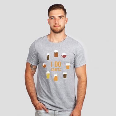 i do crafts gray shirt
